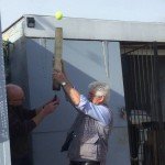 Tennis ball launcher